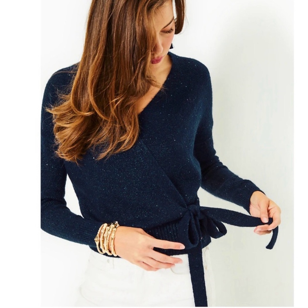 Lilly Pulitzer Dixie wrap sweater